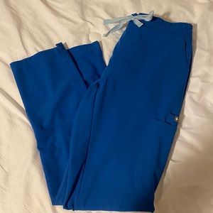 Figs Royal Blue Yola Skinny Scrub Pants